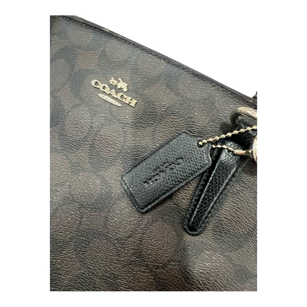 Coach Signature Small Christie Carryall F58291 Brown/Black - Picture 8 of 16
